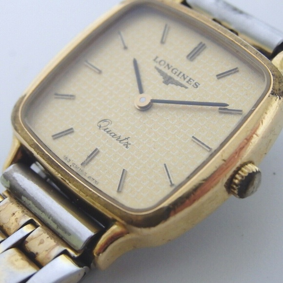 LONGINES Watch gold stainless steel Quartz vintage - Picture 6 of 7